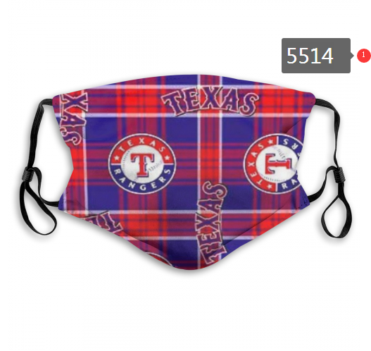 2020 MLB Texas Rangers Dust mask with filter